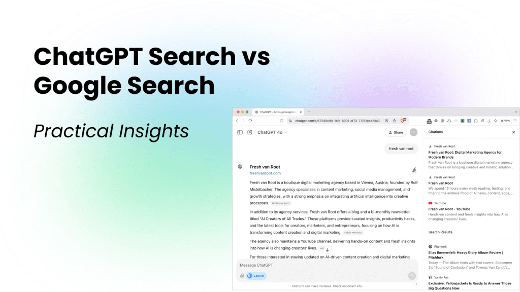 ChatGPT vs Google Search