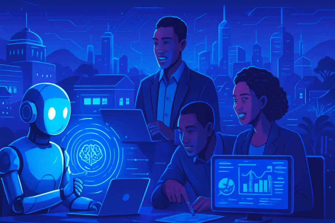 Dirigeant de PME préparant la transition vers la recherche agentique Google