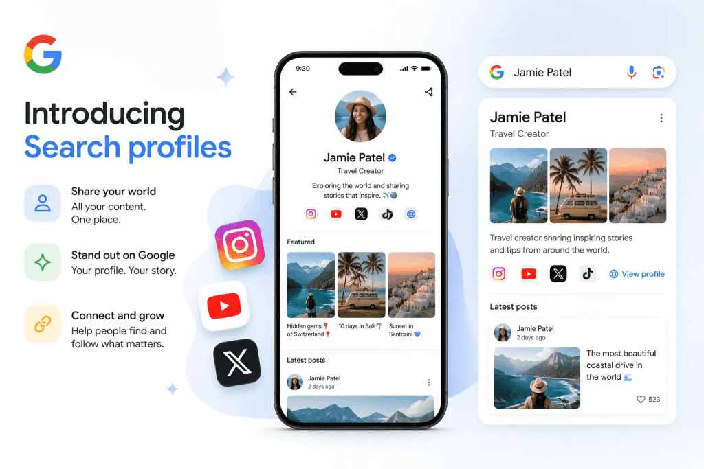 Profils Google officialisés : comment préparer votre entité avant la France 1 Google Search profile